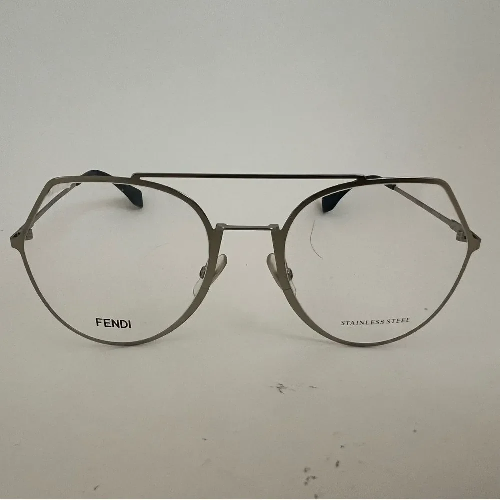 Fendi Demo Geometric Ladies Eyeglasses FF 0329 NEW